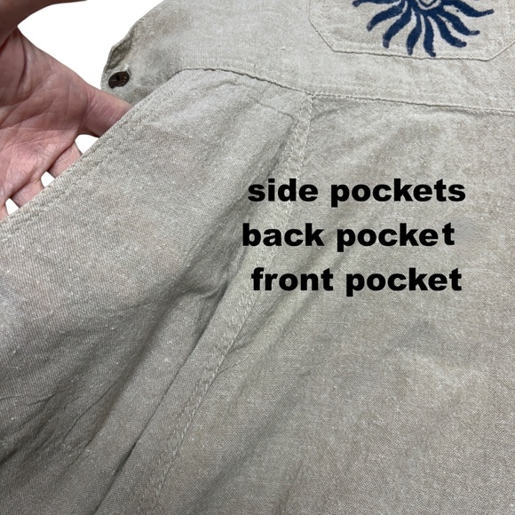 Gray Jumpsuit with Sun Design - Picture 10 of 11